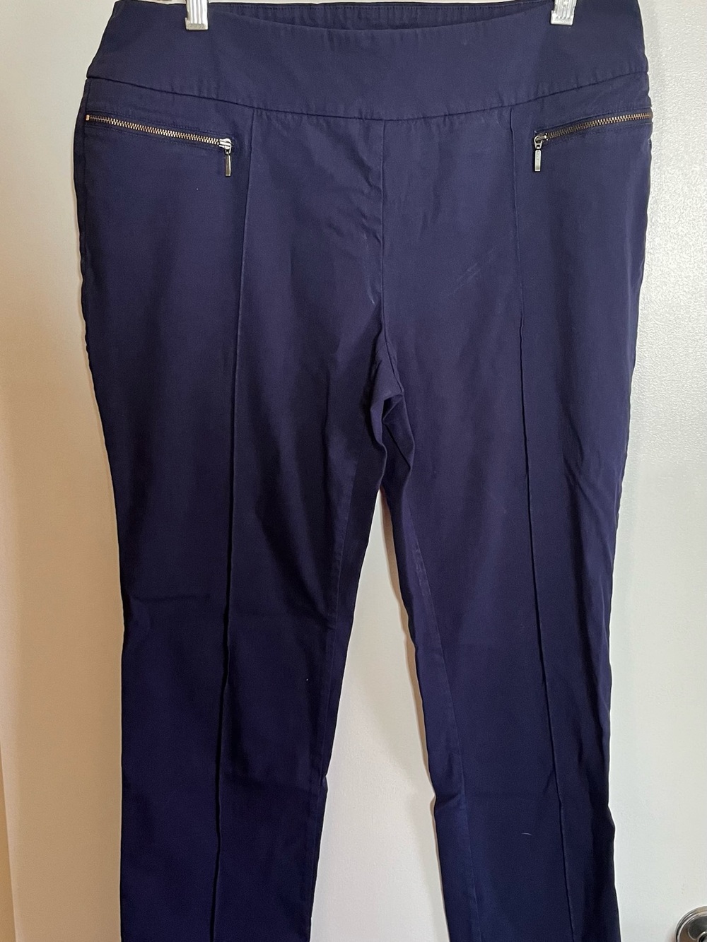 Chico's So Slimming Navy Pull-On Pants
